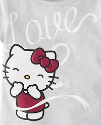 Toddler Girls Hello Kitty® Puff Print Love Baby Tee