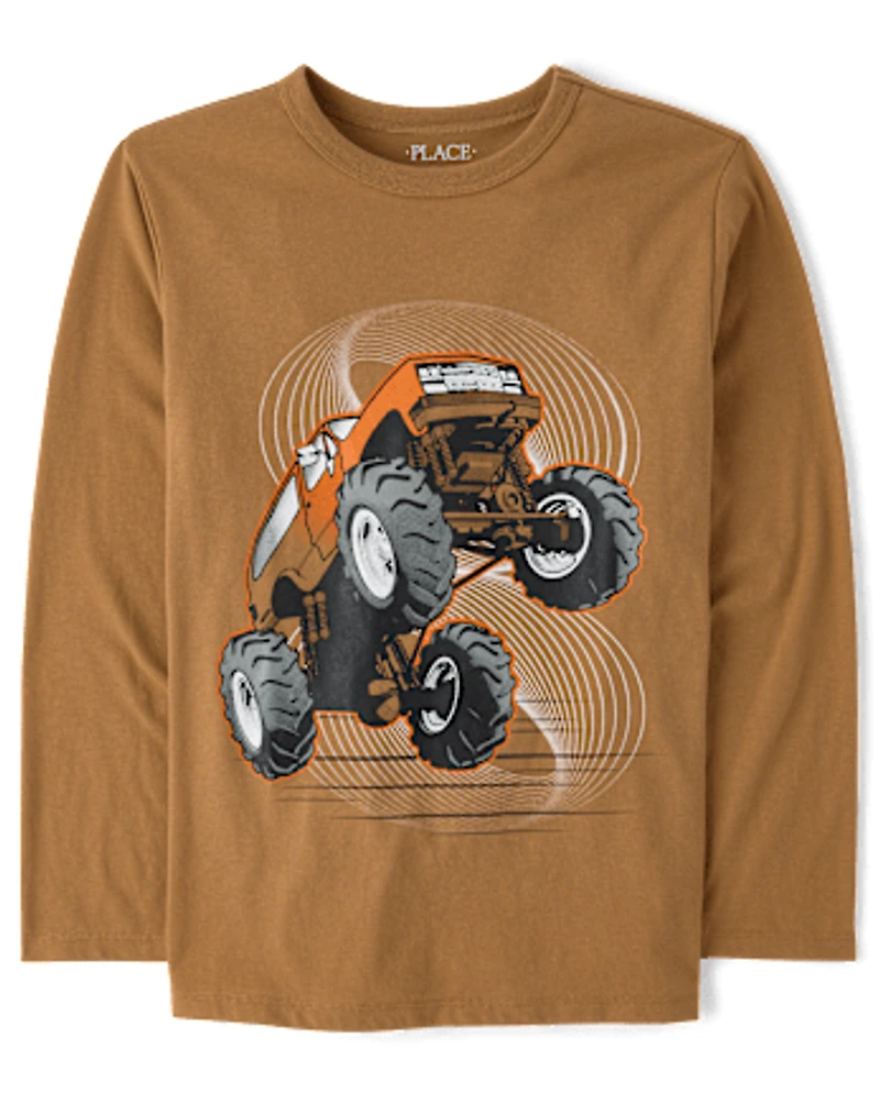 Boys Monster Truck Graphic Tee
