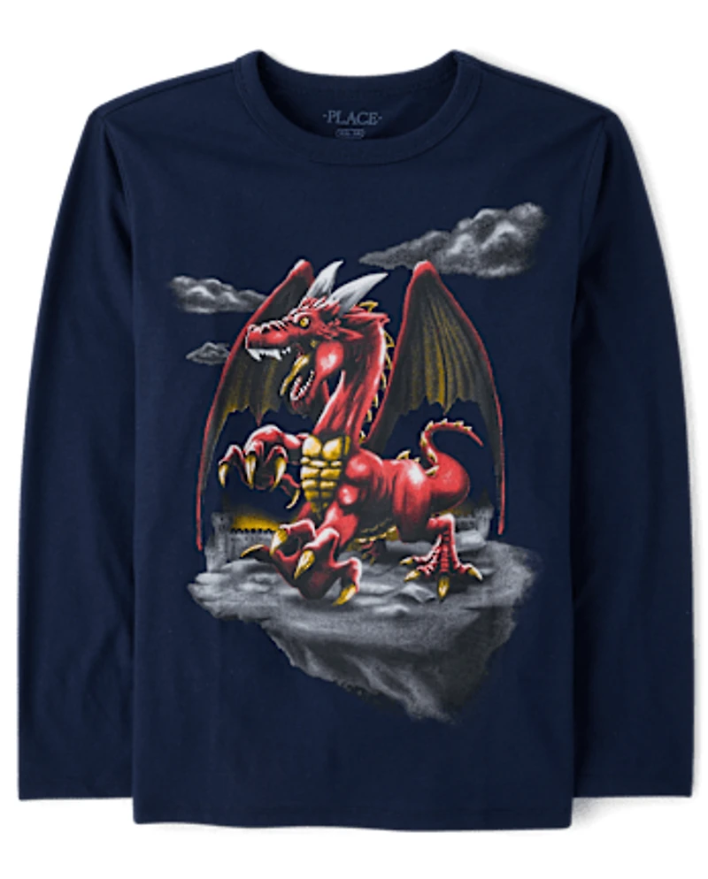Boys Dragon Graphic Tee