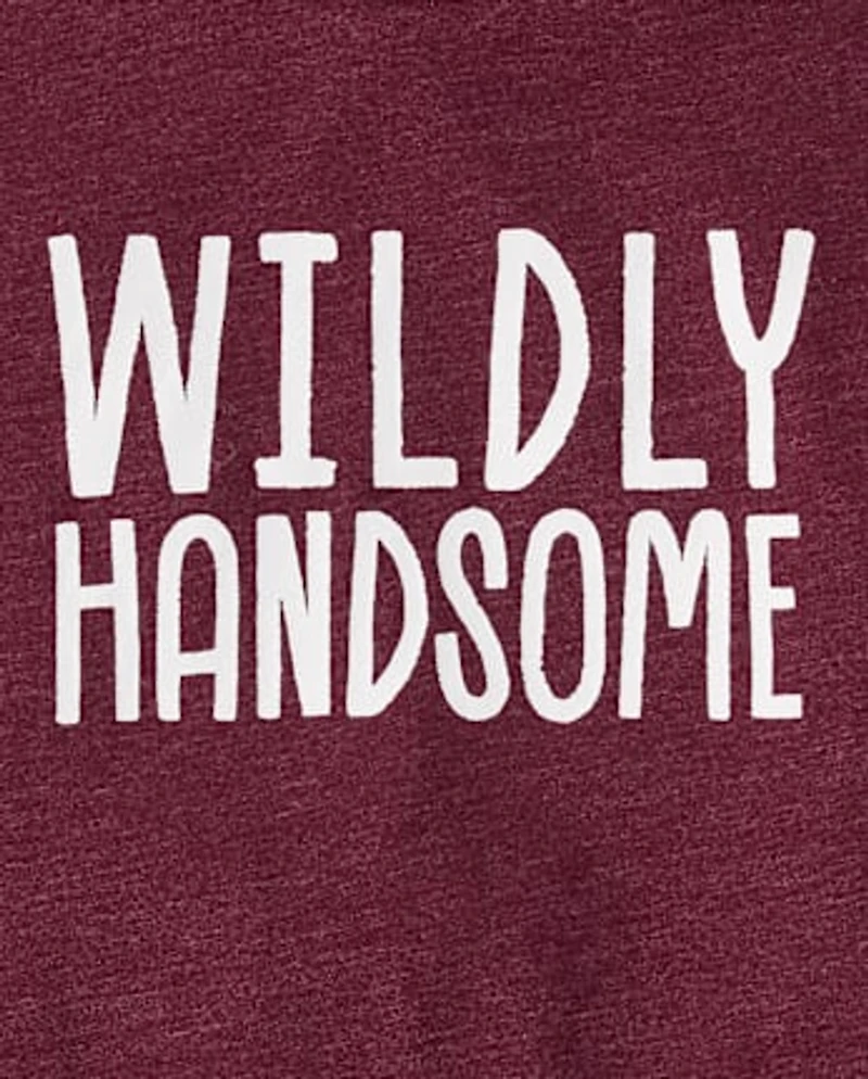 Baby And Toddler Boys Wildly Handsome Graphic Tee