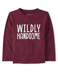 Baby And Toddler Boys Wildly Handsome Graphic Tee