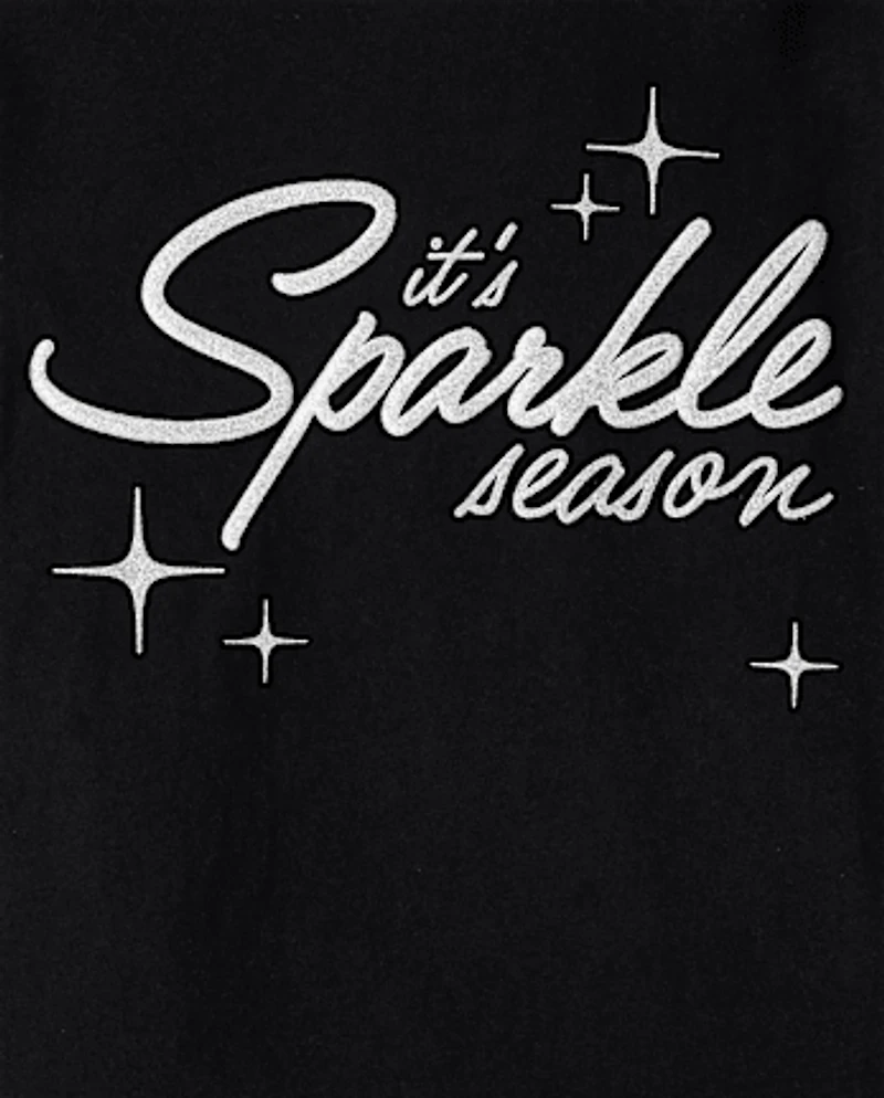 Girls Sparkle Season Graphic Tee
