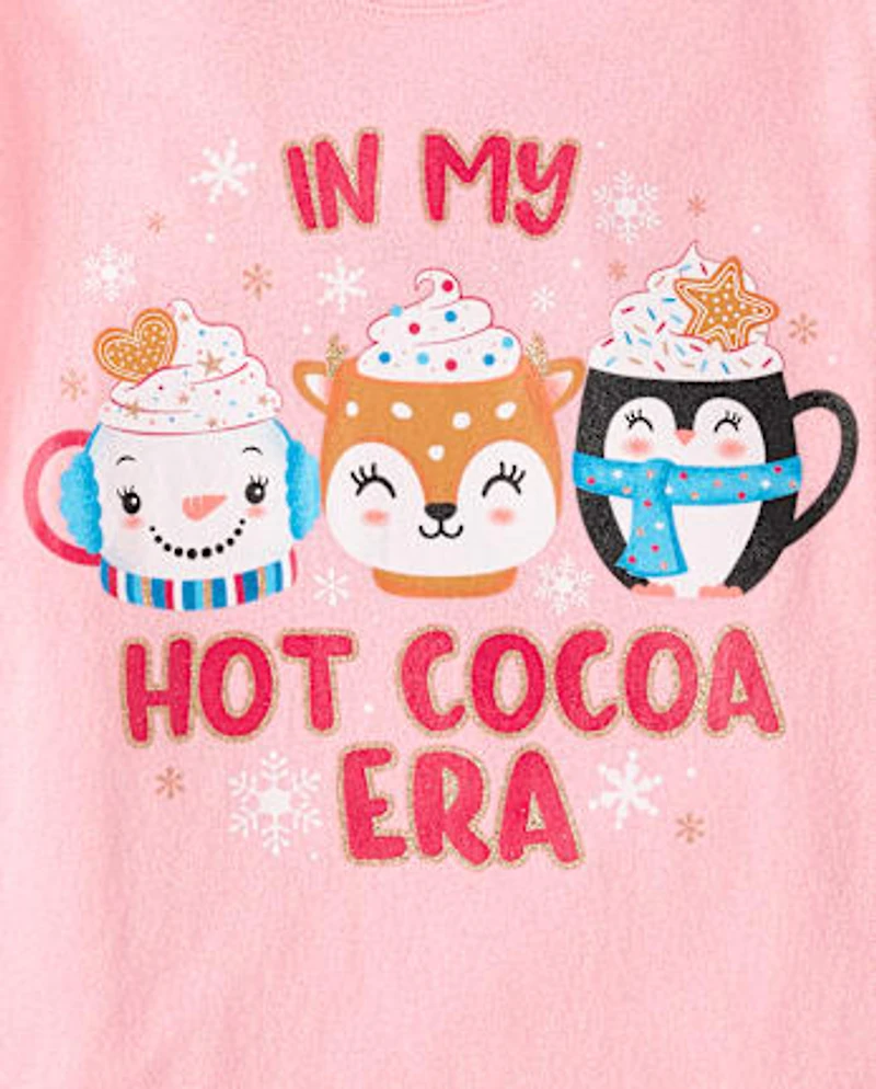 Girls My Hot Cocoa Era Graphic Tee