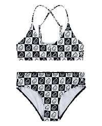 Girls Hurley™ Checkered Bikini Swimsuit