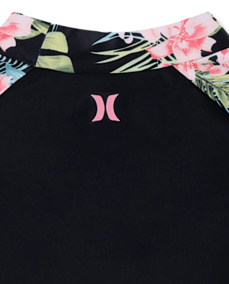 Girls Hurley™ Tropical 3-Piece Swimsuit