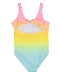 Girls Hurley™ Rainbow Gradient One Piece Swimsuit