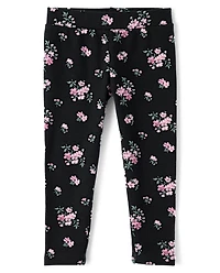 Baby And Toddler Girls Floral Winter Warm Leggings