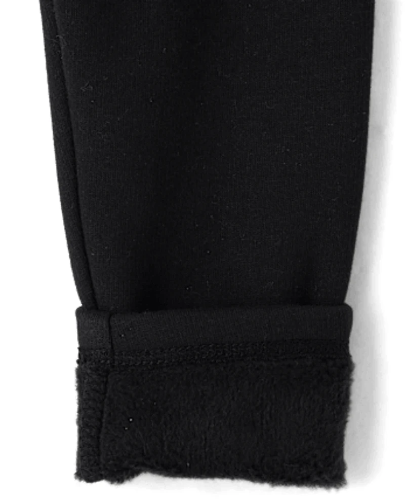 Leggings chauds d'hiver à paillettes pour bébés et petites filles