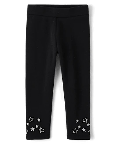 Leggings chauds d'hiver à paillettes pour bébés et petites filles