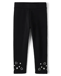 Leggings chauds d'hiver à paillettes pour bébés et petites filles