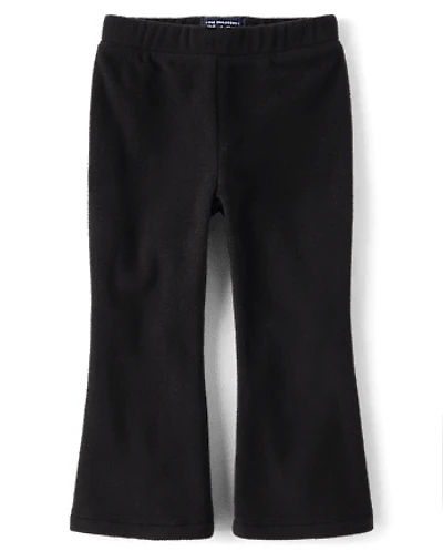 Toddler Girls Microfleece Flare Sweatpants