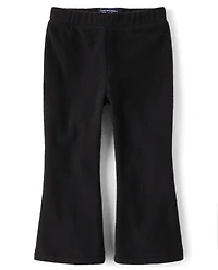 Toddler Girls Microfleece Flare Sweatpants