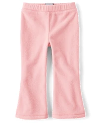 Toddler Girls Microfleece Flare Sweatpants