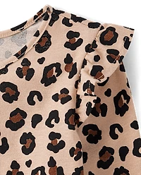 Toddler Girls Leopard Top 3-Pack