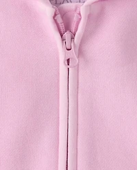 Toddler Garment Dyed Premium Fleece Zip Up Hoodie