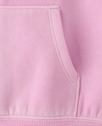 Toddler Garment Dyed Premium Fleece Zip Up Hoodie