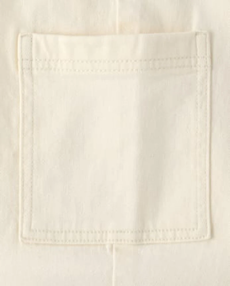 Girls Utility Barrel Jeans