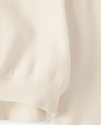 Girls Garment Dyed Premium Fleece Sweatshirt