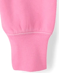 Girls Garment Dyed Premium Fleece Sweatshirt