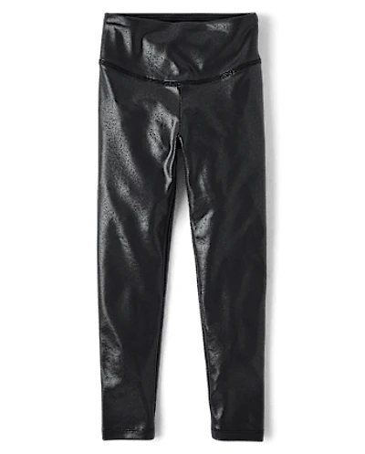Girls High Shine Leggings