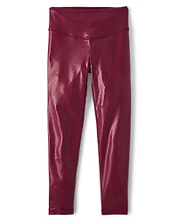 Girls High Shine Leggings