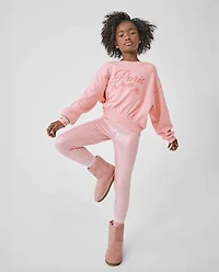 Girls High Shine Leggings