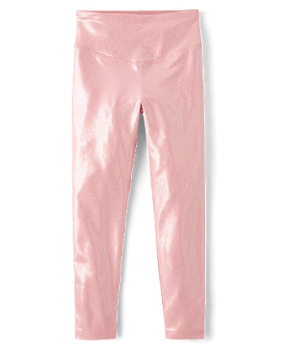 Girls High Shine Leggings
