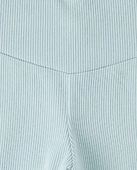 Girls Sueded Rib Flare Leggings