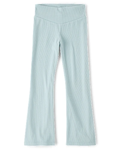 Girls Sueded Rib Flare Leggings