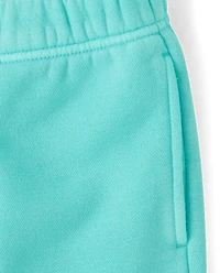 Kids Garment Dyed Premium Fleece Jogger Pants