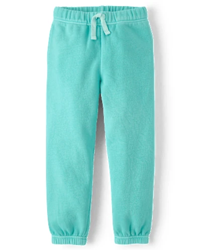 Kids Garment Dyed Premium Fleece Jogger Pants