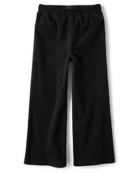 Girls Microfleece Wide Leg Sweatpants