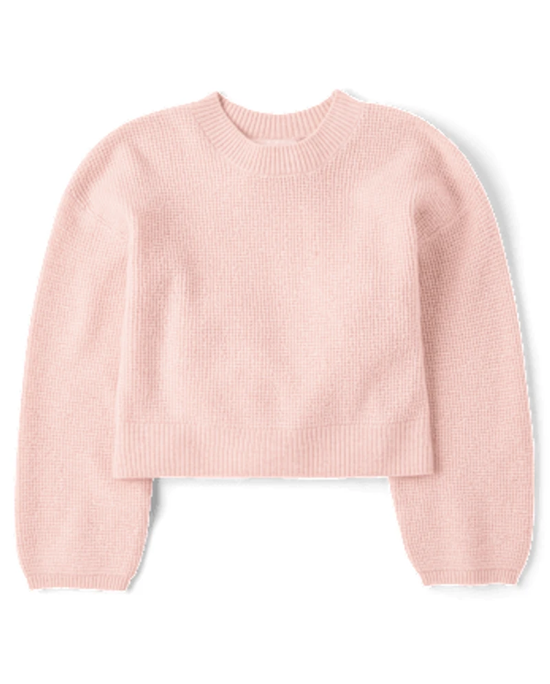 Girls Bell Sleeve Thermal Super Nova Sweater