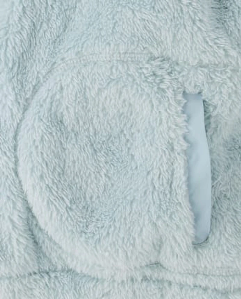 Girls Sherpa Half Zip Pullover