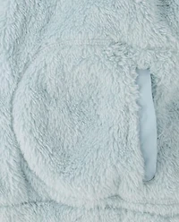 Girls Sherpa Half Zip Pullover