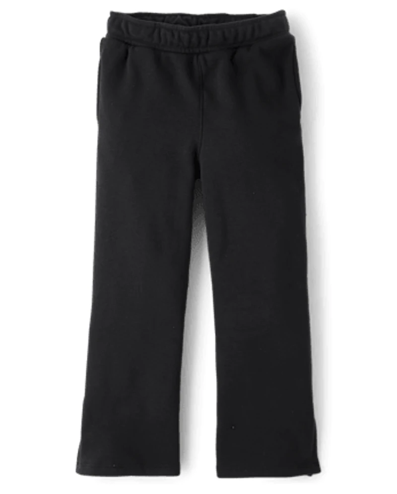 Girls Winter Warm Wide Leg Lounge Pants