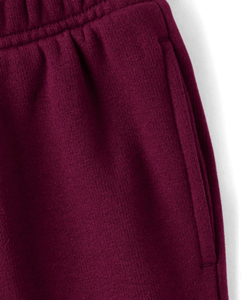Girls Winter Warm Wide Leg Lounge Pants