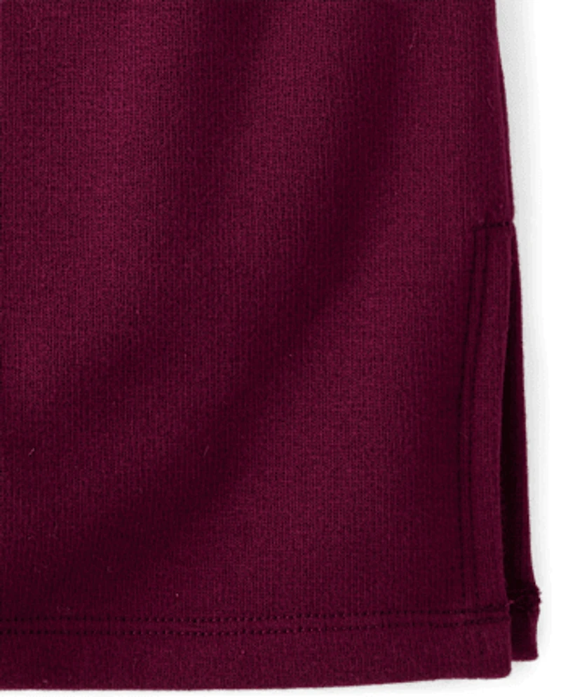 Girls Winter Warm Wide Leg Lounge Pants