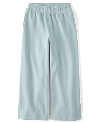 Girls Winter Warm Wide Leg Lounge Pants