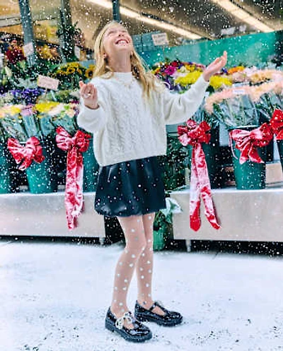 Girls Satin Bubble Skirt