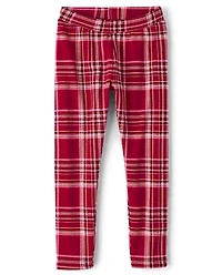 Girls Print Winter Warm Leggings