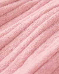 Girls Bow Ribbed Sweater Dress