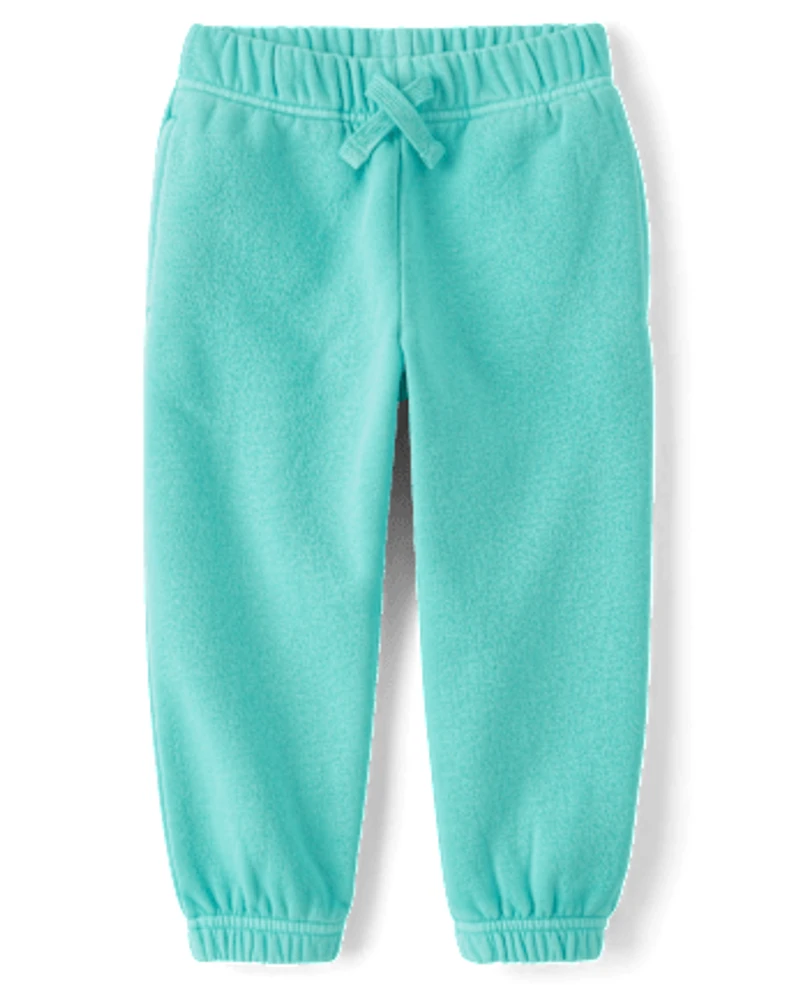 Toddler Garment Dyed Premium Fleece Jogger Pants