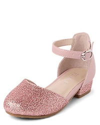 Toddler Girls Glitter Low Heels