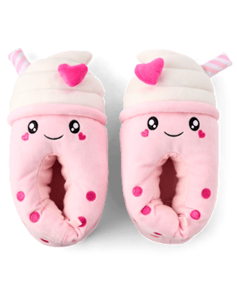Girls Dessert Drink Slippers