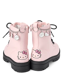 Girls Hello Kitty® Charm Lace Up Boots