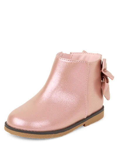 Toddler Girls Shimmer Bow Boots