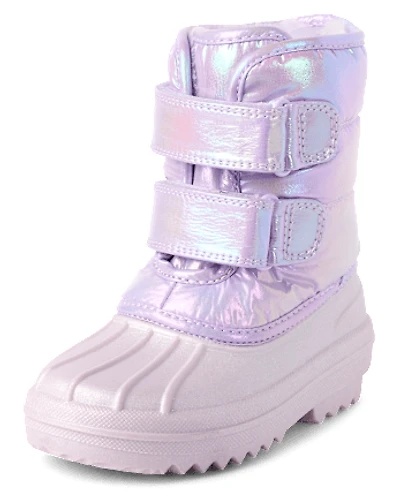 Toddler Girls Iridescent All Weather Boots