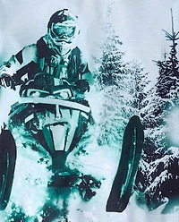 Boys Snowmobile Pajamas