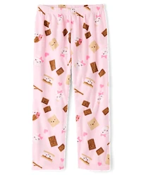 Pantalon de pyjama en micropolaire S'mores pour fille